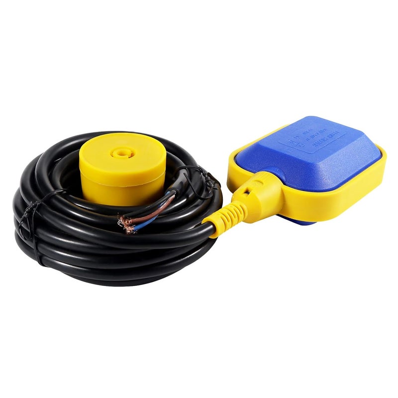Mamfous Float Switch, 220V 16A Waterproof Tethered Float Switch & Liquid Level Controller with Cable for Water Tank, Sump Pump, Septic Tank, Pool, Pond, Aquarium (13.12ft(4M)) - Image 1